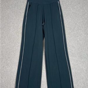 Athleta VENICE HIGH RISE Wide Leg Track Stripe Pants-  Size XS